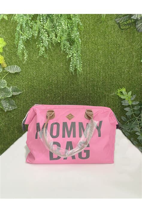 mommy bag yazılı çanta